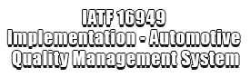 IATF 16949 Implementation - Automotive Quality Management System Logo